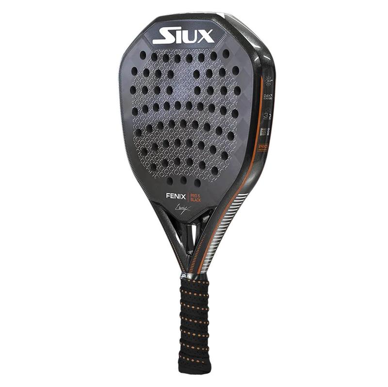 Raquete de Padel Siux Fenix Pro 5 Black 2025 - Leo Augsburger